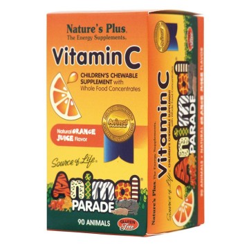 ANIMAL PARADE VITAMIN C CHEWABLE NATURE'S PLUS 90tabs ΣΥΜΠΛΗΡΩΜΑΤΑ