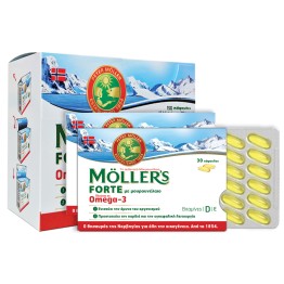 MÖLLER’S FORTE OMEGA-3 (ΜΙΓΜΑ ΙΧΘΥΕΛΑΙΟΥ ΚΑΙ ΜΟΥΡΟΥΝΕΛΑΙΟΥ) 150caps