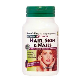 HAIR, SKIN & NAILS (ΦΟΡΜΟΥΛΑ ΓΙΑ ΤΗΝ ΥΓΕΙΑ ΜΑΛΛΙΩΝ, ΔΕΡΜΑΤΟΣ & ΝΥΧΙΩΝ) NATURE'S PLUS 60tabs NATURE'S PLUS
