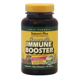 IMMUNE BOOSTER SOURCE OF LIFE (ΦΟΡΜΟΥΛΑ ΥΠΟΣΤΗΡΙΞΗΣ ΤΟΥ ΑΝΟΣΟΠΟΙΗΤΙΚΟΥ ΣΥΣΤΗΜΑΤΟΣ) NATURE'S PLUS 90tabs ΒΕΛΤΙΩΣΗ ΑΜΥΝΑΣ