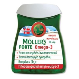 MÖLLER’S FORTE OMEGA-3 (ΜΙΓΜΑ ΙΧΘΥΕΛΑΙΟΥ ΚΑΙ ΜΟΥΡΟΥΝΕΛΑΙΟΥ) 60caps