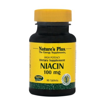 NIACIN (Nicotonic Acid - B3) - (ΝΙΑΣΙΝΗ) NATURE'S PLUS 100mg 90tabs ΒΙΤΑΜΙΝΗ Β NIACIN (Nicotonic Acid - B3) - (ΝΙΑΣΙΝΗ) NATURE'S PLUS 100mg 90tabs ΒΙΤΑΜΙΝΗ Β
