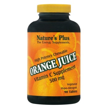 ORANGE JUICE CHEWABLE NATURE'S PLUS 500mg 90tabs ΒΙΤΑΜΙΝΗ C ORANGE JUICE CHEWABLE NATURE'S PLUS 500mg 90tabs ΒΙΤΑΜΙΝΗ C