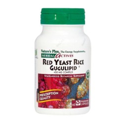RED YEAST RICE / GUGULIPID NATURE'S PLUS 450mg 60vcaps ΧΟΛΗΣΤΕΡΙΝΗ - ΛΙΠΙΔΙΑ