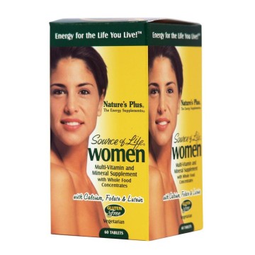 SOURCE OF LIFE WOMEN (ΠΟΛΥΒΙΤΑΜΙΝΟΥΧΟΣ ΦΟΡΜΟΥΛΑ ΑΠΟΚΛΕΙΣΤΙΚΑ ΓΙΑ ΓΥΝΑΙΚΕΣ) NATURE'S PLUS 60tabs 