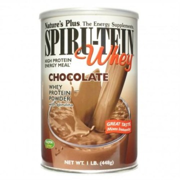 SPIRU-TEIN WHEY CHOCOLATE POWDER NATURE'S PLUS 448gr ΠΡΩΤΕΪΝΕΣ