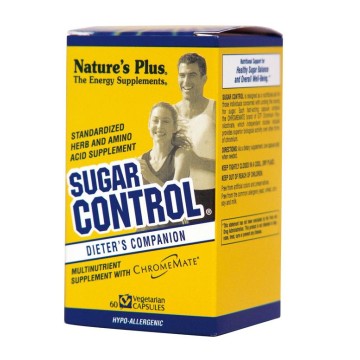 SUGAR CONTROL (ΓΙΑ ΚΑΤΑΠΟΛΕΜΗΣΗ ΤΗΣ ΒΟΥΛΙΜΙΑΣ ΓΙΑ ΓΛΥΚΑ) NATURE'S PLUS 60caps ΡΥΘΜΙΣΗ ΣΑΚΧΑΡΟΥ