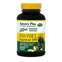 ULTRA BROMELAIN (ΒΡΟΜΕΛΙΝΗ) NATURE'S PLUS 1500mg 60tabs ΑΡΘΡΙΤΙΔΑ - ΟΣΤΕΟΑΡΘΡΙΤΙΔΑ