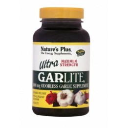 ULTRA GARLITE (ΑΟΣΜΟ ΣΚΟΡΔΟ) NATURE'S PLUS 1000 mg 90tabs ΚΑΡΔΙΑΚΗ ΛΕΙΤΟΥΡΓΙΑ