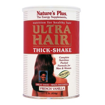 ULTRA HAIR SHAKE POWDER (ΦΟΡΜΟΥΛΑ ΓΙΑ ΤΑ ΜΑΛΛΙΑ ΣΕ ΣΚΟΝΗ) NATURE'S PLUS 454gr ΤΡΙΧΟΠΤΩΣΗ