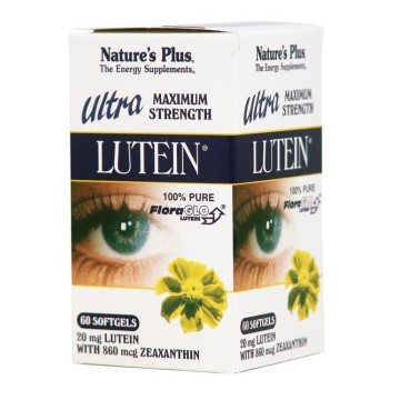 ULTRA LUTEIN (ΜΕΙΩΝΕΙ ΤΙΣ ΠΙΘΑΝΟΤΗΤΕΣ ΠΡΟΣΒΟΛΗΣ ΑΠΟ ΚΑΤΑΡΡΑΚΤΗ ΚΑΙ ΕΚΦΥΛΙΣΜΟ ΤΗΣ ΩΧΡΗΣ ΚΗΛΙΔΑΣ) NATURE'S PLUS 60caps ΚΑΤΑΡΡΑΚΤΗΣ