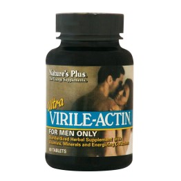 ULTRA VIRILE-ACTIN (ΦΟΡΜΟΥΛΑ ΓΙΑ ΤΟΝΩΣΗ ΤΟΥ ΟΡΓΑΝΙΣΜΟΥ ΚΑΙ ΕΝΙΣΧΥΣΗ ΤΟΥ ΓΕΝΝΗΤΙΚΟΥ ΣΥΣΤΗΜΑΤΟΣ ΤΟΥΑ ΑΝΔΡΑ) NATURE'S PLUS 60tabs ΣΕΞΟΥΑΛΙΚΟΤΗΤΑ