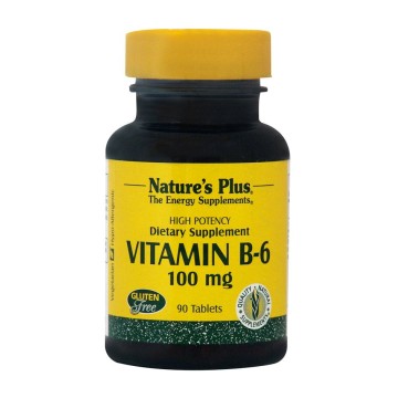 VITAMIN B-6 (ΠΥΡΙΔΟΞΙΝΗ) NATURE'S PLUS 100mg 90tabs ΒΙΤΑΜΙΝΗ Β VITAMIN B-6 (ΠΥΡΙΔΟΞΙΝΗ) NATURE'S PLUS 100mg 90tabs ΒΙΤΑΜΙΝΗ Β