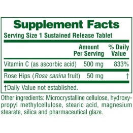 VITAMIN C with Rose Hips NATURE'S PLUS 500mg 90tabs ΒΙΤΑΜΙΝΗ C