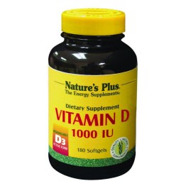 VITAMIN D-3 1000IU (ΕΝΕΡΓΗ ΜΟΡΦΗ ΒΙΤΑΜΙΝΗΣ D) NATURE'S PLUS 180sgels ΒΙΤΑΜΙΝΗ Α & D