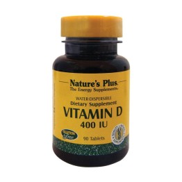 VITAMIN D 400IU (Water Dispersible) - (ΥΔΑΤΟΔΙΑΛΥΤΗ, ΦΥΤΙΚΗ ΒΙΑΤΜΙΝΗ D) NATURE'S PLUS 90tabs ΒΙΤΑΜΙΝΗ Α & D