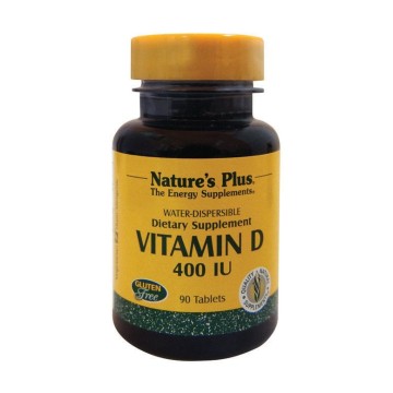 VITAMIN D 400IU (Water Dispersible) - (ΥΔΑΤΟΔΙΑΛΥΤΗ, ΦΥΤΙΚΗ ΒΙΑΤΜΙΝΗ D) NATURE'S PLUS 90tabs ΒΙΤΑΜΙΝΗ Α & D