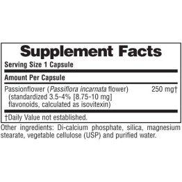 PASSION FLOWER (ΠΑΣΣΙΦΛΟΡΑ) NATURE'S PLUS 250mg 60caps ΑΓΧΟΣ