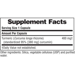 TURMERIC (ΤΙΤΛΟΔΟΤΗΜΕΝΟ ΕΚΧΥΛΙΣΜΑ ΚΟΥΡΚΟΥΜΑ) NATURE'S PLUS 400mg 60vcaps ΦΥΣΙΚΑ ΑΝΤΙΦΛΕΓΜΟΝΩΔΗ