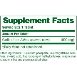 ULTRA GARLITE (ΑΟΣΜΟ ΣΚΟΡΔΟ) NATURE'S PLUS 1000 mg 90tabs ΚΑΡΔΙΑΚΗ ΛΕΙΤΟΥΡΓΙΑ
