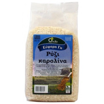 ΡΥΖΙ ΚΑΡΟΛΙΝΑ ΒΙΟ (OLA-BIO) 500gr ΖΥΜΑΡΙΚΑ - ΡΥΖΙ