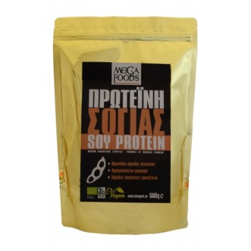 SOY PROTEIN (ΠΡΩΤΕΪΝΗ ΣΟΓΙΑΣ ΒΙΟ) MEGA FOODS 500gr ΣΟΓΙΑ