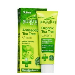 OPTIMA TEA TREE ANTISEPTIC CREAM (ΑΝΤΙΣΗΠΤΙΚΗ ΚΡΕΜΑ ΜΕ ΑΙΘΕΡΙΟ ΕΛΑΙΟ ΤΕΪΟΔΕΝΤΡΟΥ) 50ml