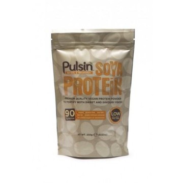SOYA PROTEIN ISOLATE (ΠΡΩΤΕΪΝΗ ΑΠΟ ΣΟΓΙΑ) PULSIN 250gr ΕΜΜΗΝΟΠΑΥΣΗ