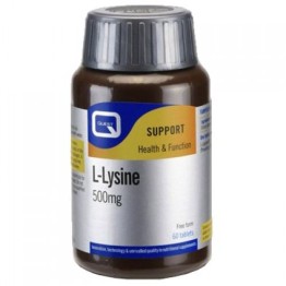 L-LYSINE (L-ΛΥΣΙΝΗ) QUEST 500mg 60tabs ΒΕΛΤΙΩΣΗ ΑΜΥΝΑΣ