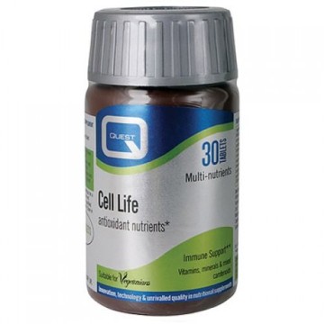 CELL LIFE ANTIOXIDANT (ΣΥΝΔΥΑΣΜΟΣ ΑΝΤΙΟΞΕΙΔΩΤΙΚΩΝ) QUEST 30tabs ΦΟΡΜΟΥΛΕΣ