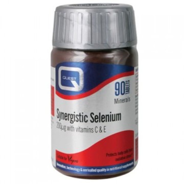 SYNERGISTIC SELENIUM 200μg with Vitamins C & E (ΣΕΛΗΝΙΟ ΜΕ ΒΙΤΑΜΙΝΗ C & E) QUEST 30tabs ΘΥΡΕΟΕΙΔΙΤΙΔΑ ΧΑΣΙΜΟΤΟ (HASHIMOTO) SYNERGISTIC SELENIUM 200μg with Vitamins C & E (ΣΕΛΗΝΙΟ ΜΕ ΒΙΤΑΜΙΝΗ C & E) QUEST 30tabs ΘΥΡΕΟΕΙΔΙΤΙΔΑ ΧΑΣΙΜΟΤΟ (HASHIMOTO)
