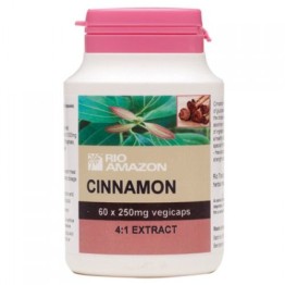 CINNAMON EXTRACT (ΚΑΝΕΛΑ ΣΕ ΚΑΨΟΥΛΕΣ) RIO AMAZON 250mg 60caps ΡΥΘΜΙΣΗ ΣΑΚΧΑΡΟΥ