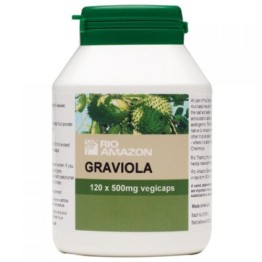 GRAVIOLA (ΦΥΤΟΚΑΨΟΥΛΕΣ ΜΕ GRAVIOLA) RIO AMAZON 500mg 120caps ΒΕΛΤΙΩΣΗ ΑΜΥΝΑΣ