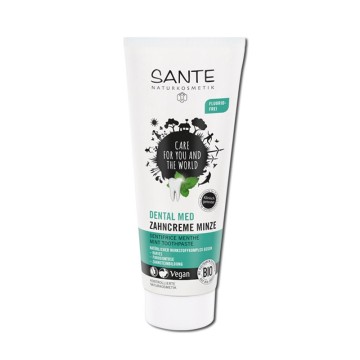 ZAHNCREME MINZE (ΟΔΟΝΤΟΚΡΕΜΑ ΜΕ ΜΕΝΤΑ ΧΩΡΙΣ ΦΘΟΡΙΟ) SANTE 75ml ΟΔΟΝΤΟΚΡΕΜΕΣ