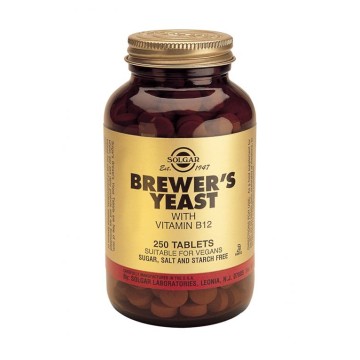 BREWER'S YEAST (ΜΑΓΙΑ ΜΠΥΡΑΣ) SOLGAR 500mg tabs 250s ΕΝΕΡΓΕΙΑ