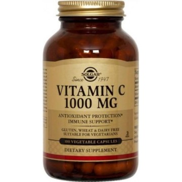 VITAMIN C 1000mg (ΒΙΤΑΜΙΝΗ C) SOLGAR veg.caps 100s ΒΙΤΑΜΙΝΗ C