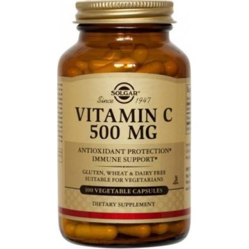 VITAMIN C 500mg (ΒΙΤΑΜΙΝΗ C) SOLGAR veg.caps 100s  ΒΙΤΑΜΙΝΗ C