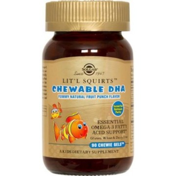 CHILDREN'S CHEWABLE DHA SOLGAR chewie-gels 90s ΣΥΜΠΛΗΡΩΜΑΤΑ