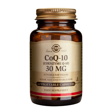COENZYME Q-10 (ΣΥΝΕΝΖΥΜΟ Q-10) SOLGAR 30mg veg.caps 60s ΕΝΔΥΝΑΜΩΣΗ & ΑΝΑΠΛΑΣΗ