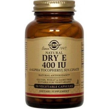 VITAMIN E (ΒΙΤΑΜΙΝΗ Ε) SOLGAR 400IU DRY veg.caps 50s ΒΙΤΑΜΙΝΗ Ε