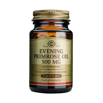 EVENING PRIMROSE OIL (cold pressed) - (ΕΛΑΙΟ ΝΥΧΤΟΛΟΥΛΟΥΔΟΥ) SOLGAR 500mg softgels 180s ΜΕΙΓΜΑΤΑ Ω3/Ω6/Ω9