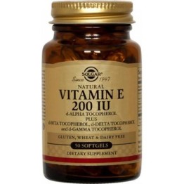 VITAMIN E (ΒΙΤΑΜΙΝΗ Ε) SOLGAR 200 IU softgels 50s ΒΙΤΑΜΙΝΗ Ε