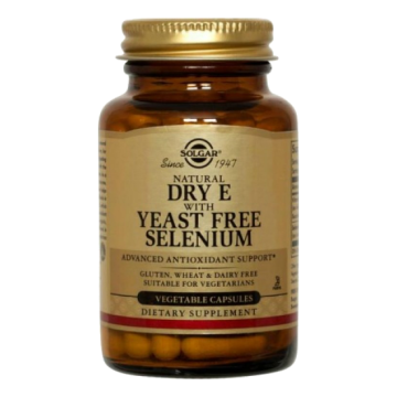 VITAMIN E+SELENIUM (ΒΙΤΑΜΙΝΗ Ε ΜΕ ΣΕΛΗΝΙΟ) SOLGAR veg.caps 50s ΒΙΤΑΜΙΝΗ Ε