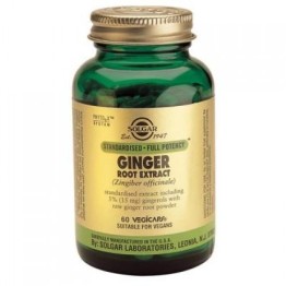 GINGER ROOT EXTRACT SFP (ΕΚΧΥΛΙΣΜΑ ΠΙΠΕΡΟΡΙΖΑΣ) SOLGAR veg.caps 60s ΦΥΣΙΚΑ ΑΝΤΙΦΛΕΓΜΟΝΩΔΗ