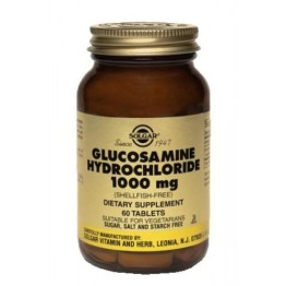 GLUCOSAMINE HCL (ΦΥΤΙΚΗ ΥΔΡΟΧΛΩΡΙΚΗ ΓΛΟΥΚΟΖΑΜΙΝΗ) SOLGAR 1000mg (Shellfish-Free) tabs 60s ΑΡΘΡΙΤΙΔΑ - ΟΣΤΕΟΑΡΘΡΙΤΙΔΑ