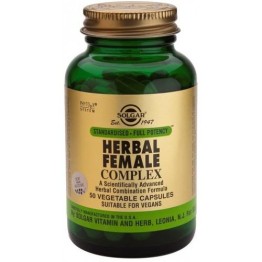 HERBAL FEMALE COMPLEX SPF (ΓΕΝΙΚΟ ΒΟΗΘΗΜΑ ΓΙΑ ΤΟ ΓΥΝΑΙΚΕΙΟ ΑΝΑΠΑΡΑΓΩΓΙΚΟ ΣΥΣΤΗΜΑ) SOLGAR veg.caps 50s 