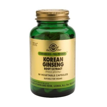 KOREAN GINSENG ROOT EXTRACT SFP SOLGAR veg.caps 60s ΥΠΟΤΑΣΗ