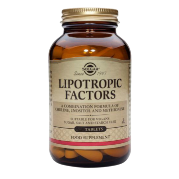 LIPOTROPIC FACTORS SOLGAR tabs 50s ΗΠΑΤΙΚΗ ΛΕΙΤΟΥΡΓΙΑ