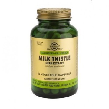 MILK THISTLE HERB & SEED EXTRACT SFP (ΕΝΔΥΝΑΜΩΝΕΙ ΚΑΙ ΠΡΟΣΤΑΤΕΥΕΙ ΤΗ ΛΕΙΤΟΥΡΓΙΑ ΤΟΥ ΗΠΑΤΟΣ) SOLGAR veg.caps 60s ΗΠΑΤΙΚΗ ΛΕΙΤΟΥΡΓΙΑ
