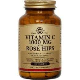 ROSE HIPS C SOLGAR 1000mg tabs 100s ΒΙΤΑΜΙΝΗ C